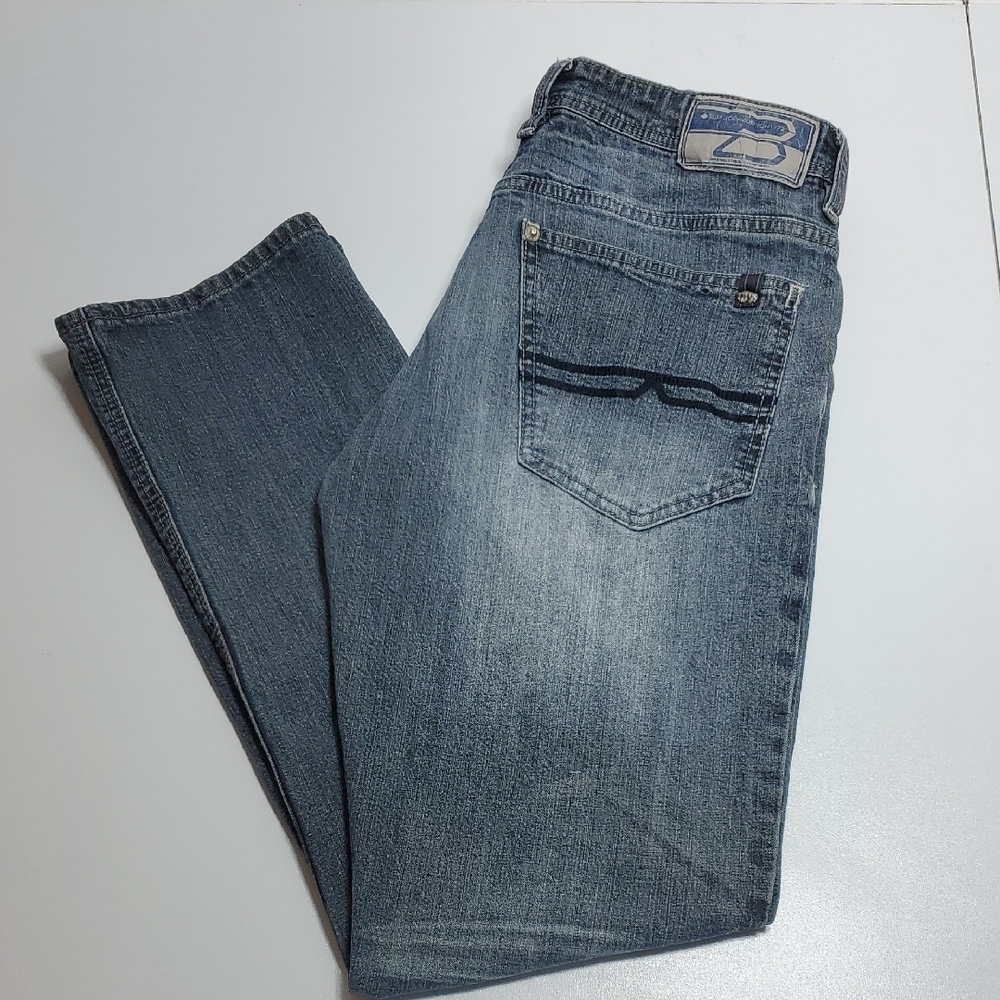 Buffalo David Bitton Light Wash Distressed Denim Jeans